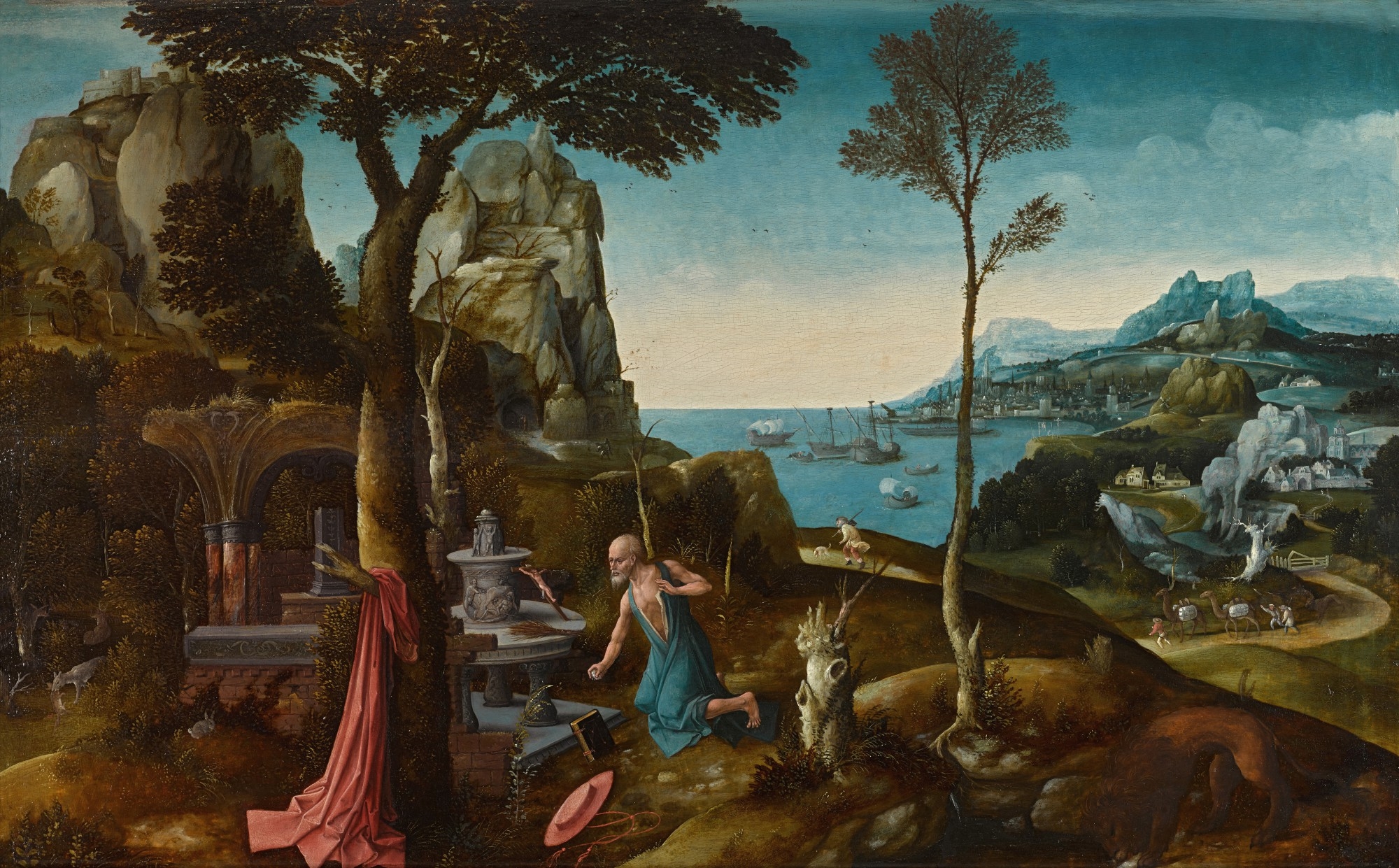Joachim Patinir Saint Jerome in the wilderness MutualArt
