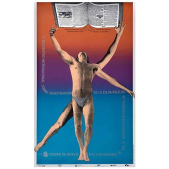 Cartel para el IV Encuentro Internacional sobre Investigación de la Danza - Gustavo Amézaga