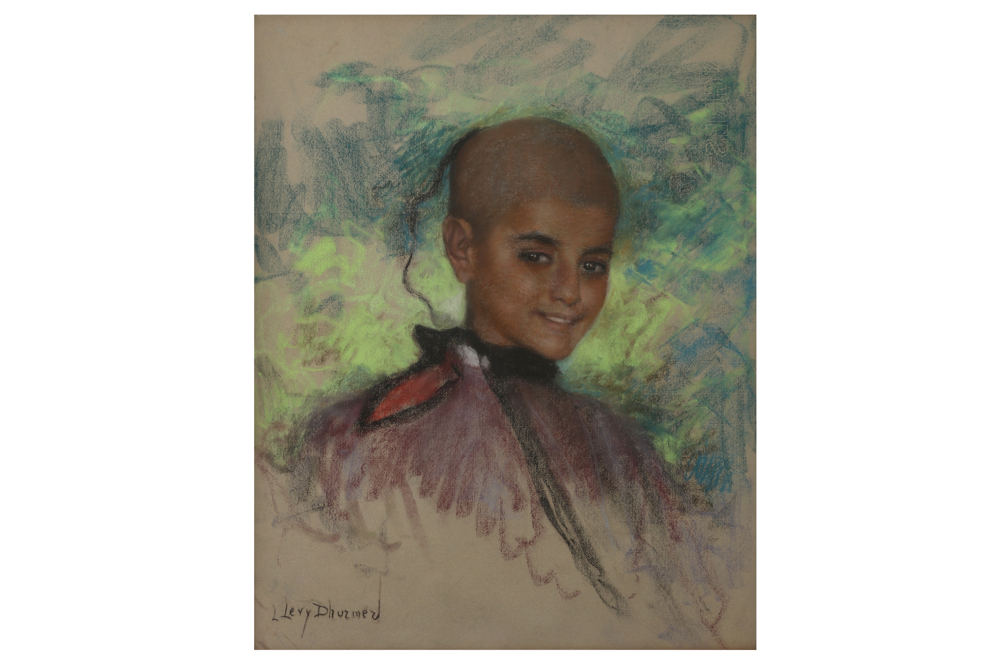 Portrait d'enfant arabe by Lucien Lévy-Dhurmer