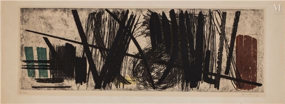 G 4. by Hans Hartung, 1953