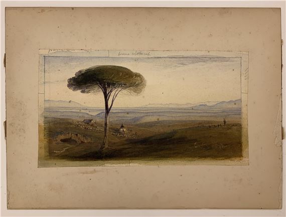 Edward Lear | The Roman Campagna | MutualArt