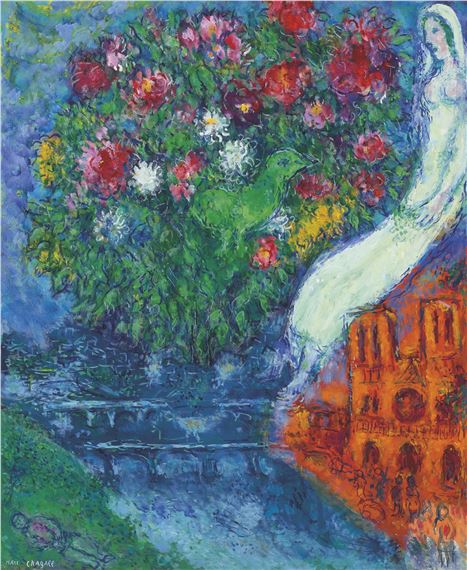 Marc Chagall、La Mariee de Notre-Dame Marc Chagall、La Mariee de Notre-Dame Marc Chagall、La Mariee de