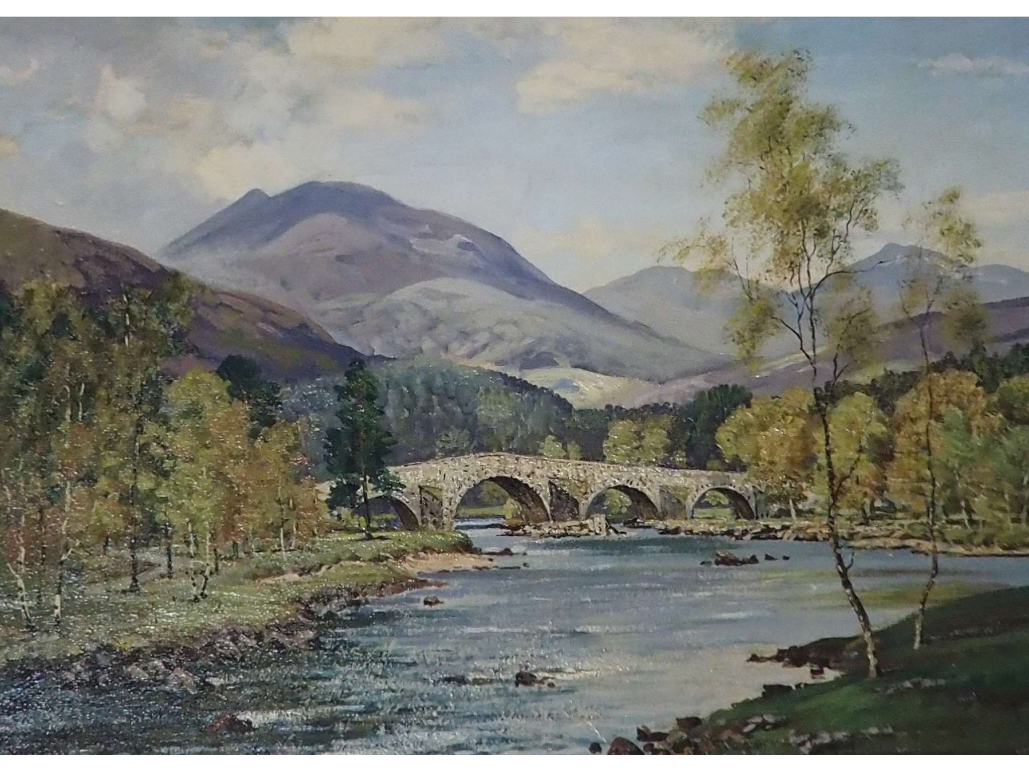 Melvin Rennie THE OLD BRIDGE OF DEE INVERCAULD MutualArt
