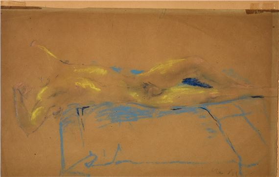NUDO DISTESO by Filippo de Pisis, 1938