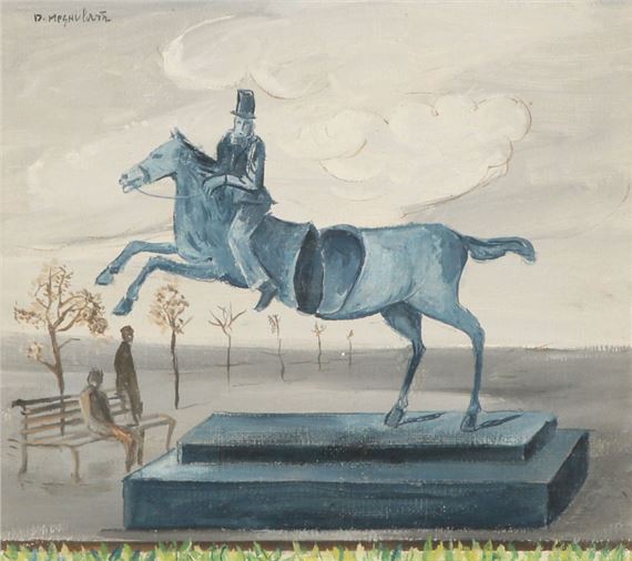 Horse and Rider by David Meshulam