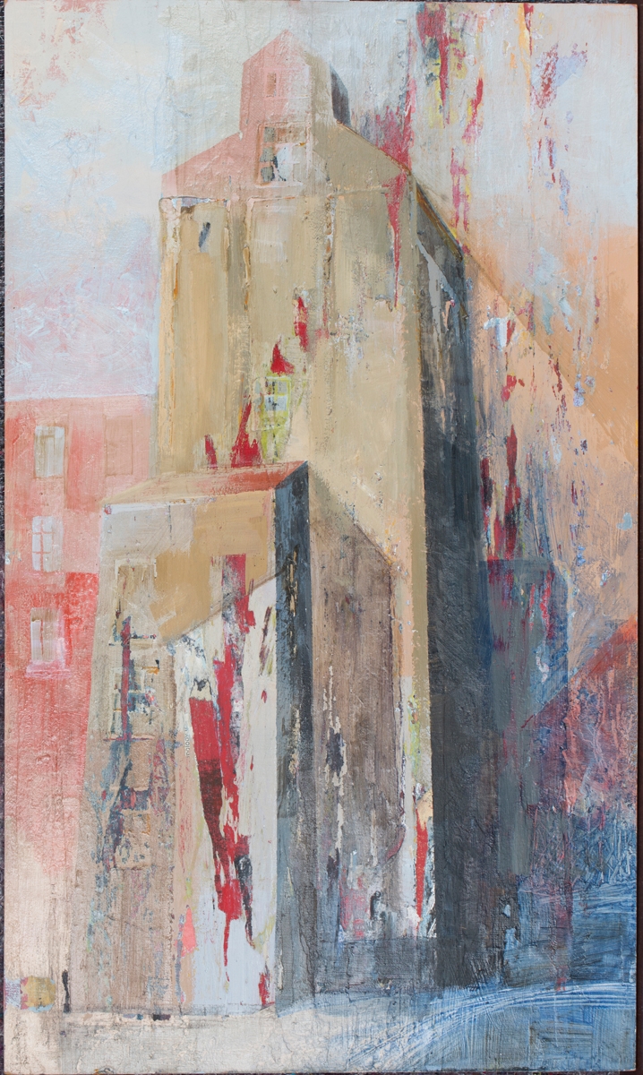 Artwork by Maggie Treadwell, Carrow Works, Made of mixed media on board