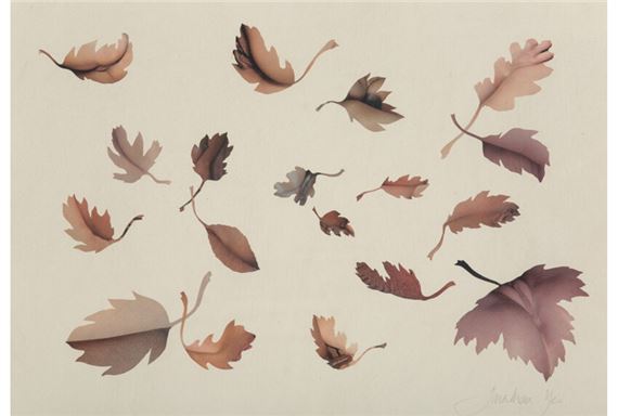 Leaf Study by Jonathan Yeo, early 21st century