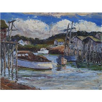 Harbor Scene - Douglas Stewart