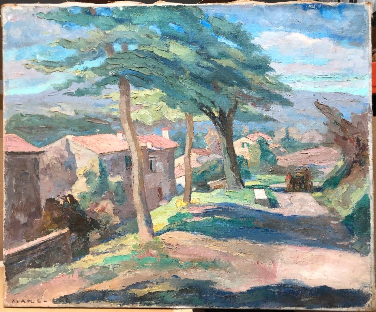 Marc Luc | Village road in the South of France | MutualArt