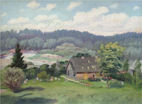 Pie Gaujas by Hugo Karlis Grotuss, 1937
