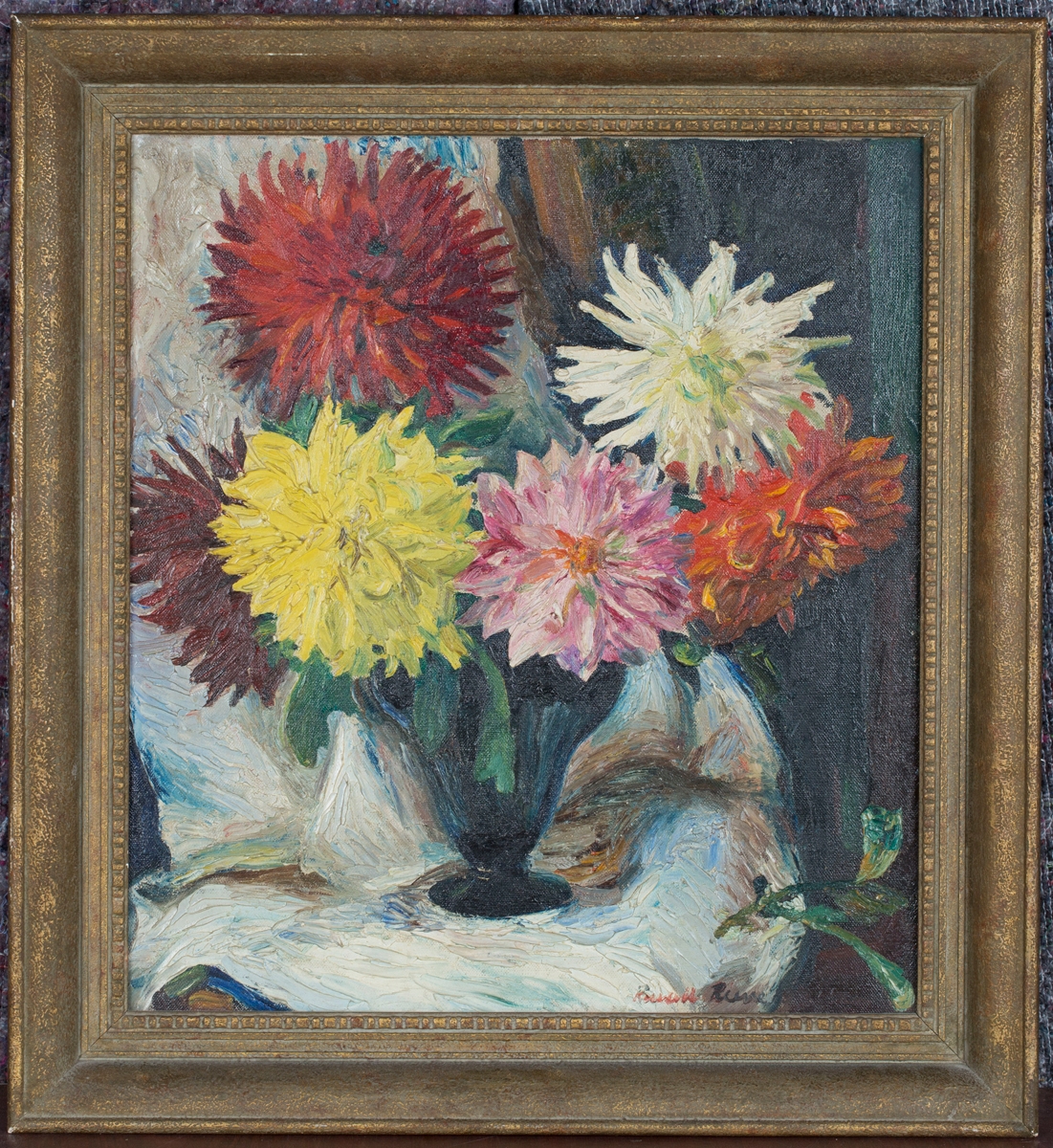 Russell Reeve | Dahlias | MutualArt