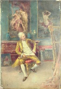 L'atelier du peintre. - Nicolai Malicheff