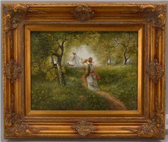 Spaziergang durch den Wald - Anton Bogner