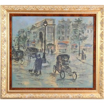 Paris, animation à la Porte Saint-Martin - Henry Saint-Clair