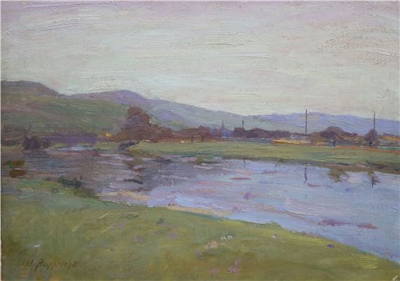 Wilhelm Hugo Rupprecht | River landscape | MutualArt