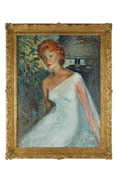 PORTRAIT OF RHONDA FLEMING by Paolo Ghiglia