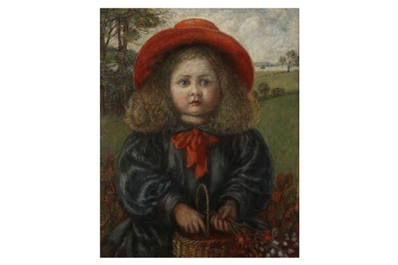 Reginald F. Hallward | Portrait of Miss Herbert Read | MutualArt