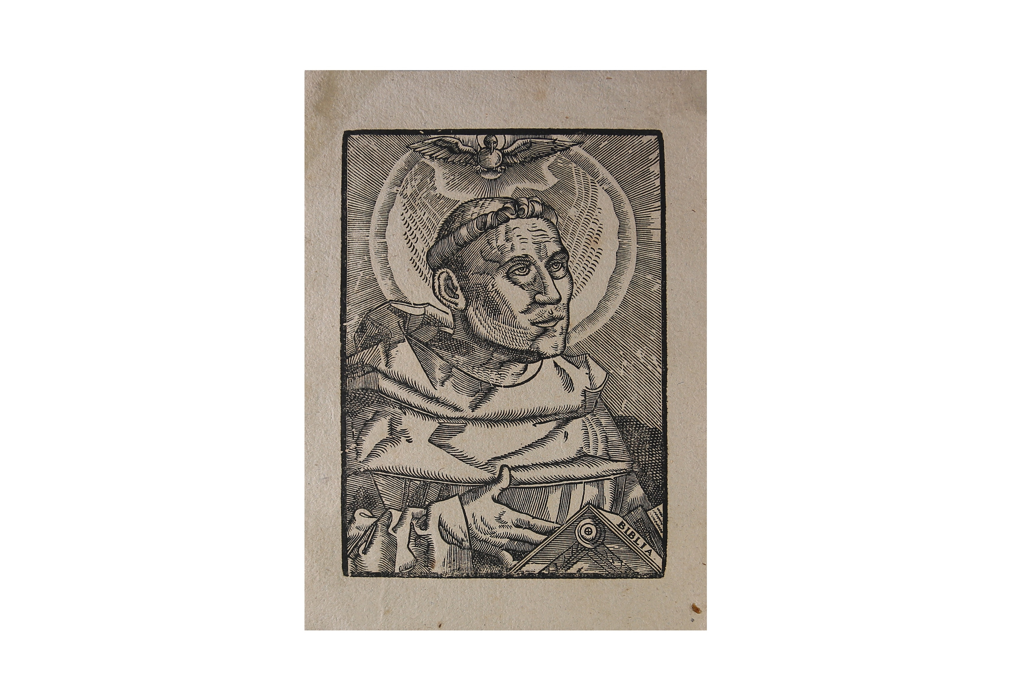 Artwork by Hans Baldung Grien, Martin Luther als Augustinermönch, Made of woodcut on laid paper