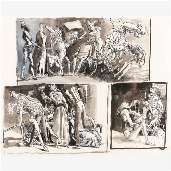 Zum Thema Karneval by Volker Stelzmann, 1992