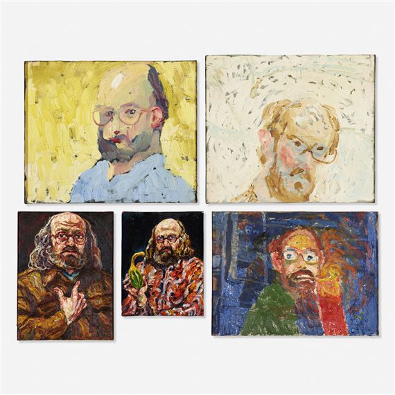 Philip Lawrence Sherrod | Self-Portraits five works (1973) | MutualArt