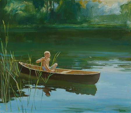 Sommer auf dem Degersee by Irina Levina, 2021