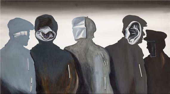 "Paper clips II" from the series "Symptoms" - Part A by Sławomir Lewczuk, 1980