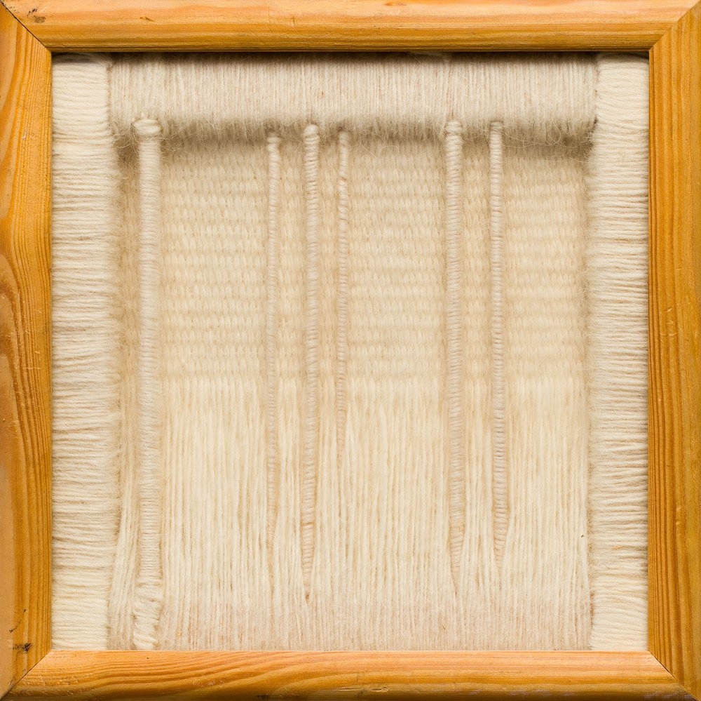 Artwork by Maria Jelowicka, Kompozycja, Made of mixed media/wood, twine