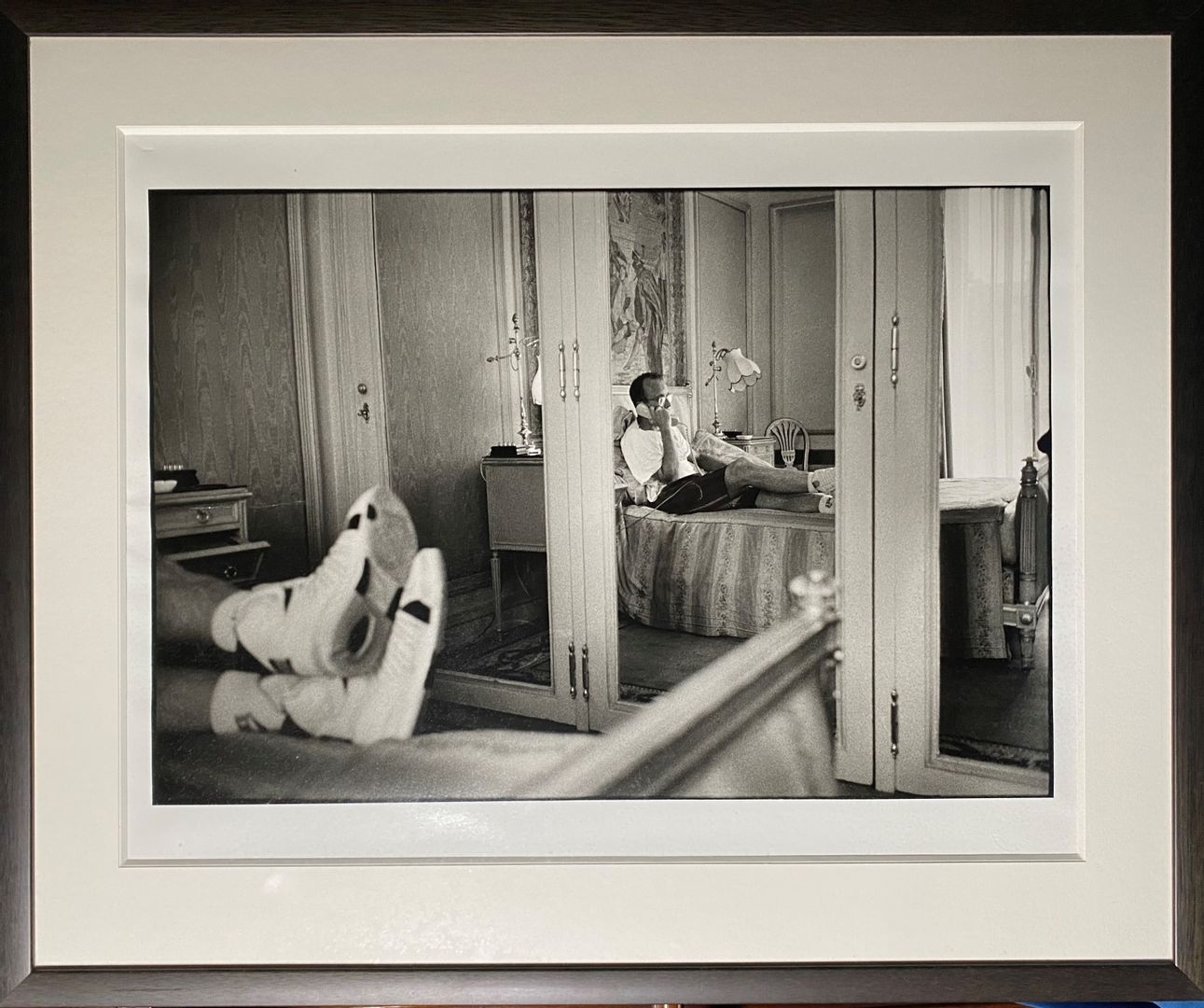 Artwork by Benoit Gysembergh, Keith Haring, Ritz, Paris, Made of Photograph. Posterior silver print