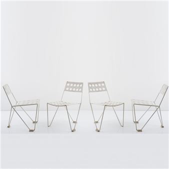 4 'Tivoli' garden chairs - Heinz Wirth