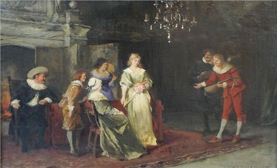 The Serenade by Max Volkhart