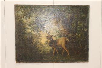 Stag In The Clearing - J H Sernaitice