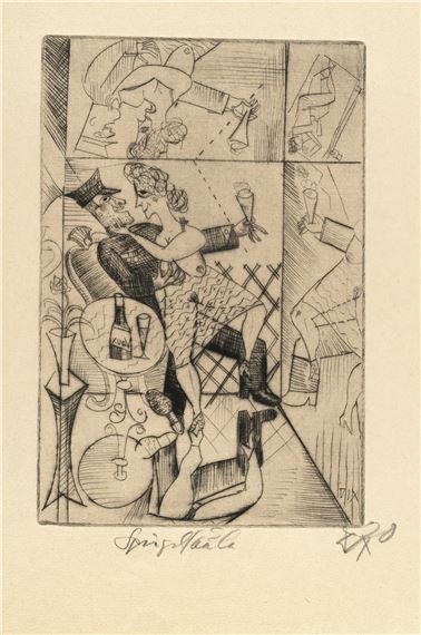 Memory of the Victory Column in Brussels by Otto Dix, 1920
