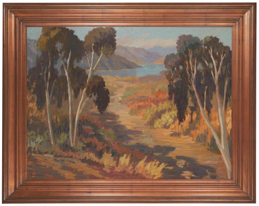 Artwork by Robert Ferguson, Bernardo Bay California, Made of Oil on canvas