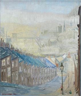 Study Newcastle street scene - Caroline Hutchinson