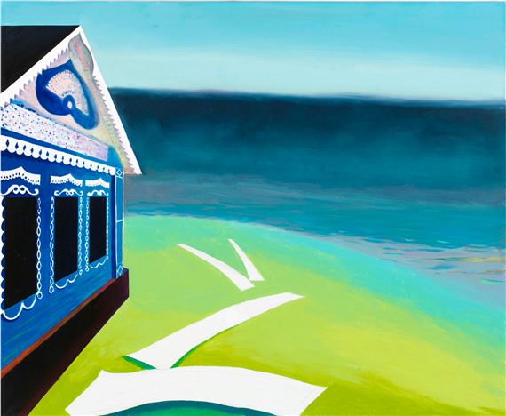 Whitening of the canvas from the series «Detail fragment» by Sergey Lotsmanov, 2019