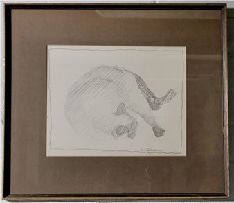 sketch of a cat - L. Crooks