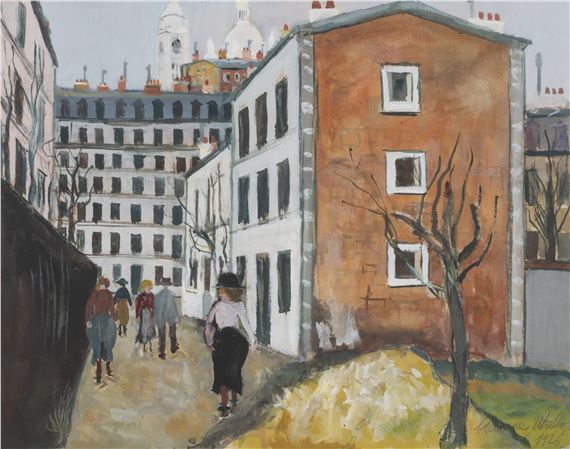 Montmartre by Maurice Utrillo, 1926, Executed in 1926