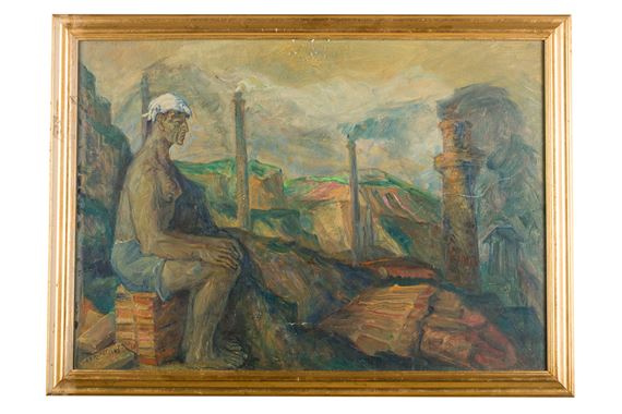 Seated man - Manlio D’Ercoli