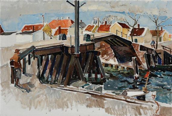 Scenery from Karresbæksminde by Alfred Märtens