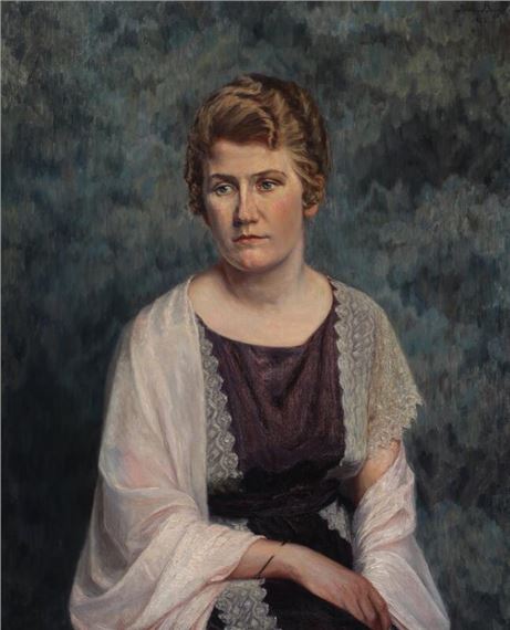 Frida Bugge | Portrait of a woman (1923) | MutualArt
