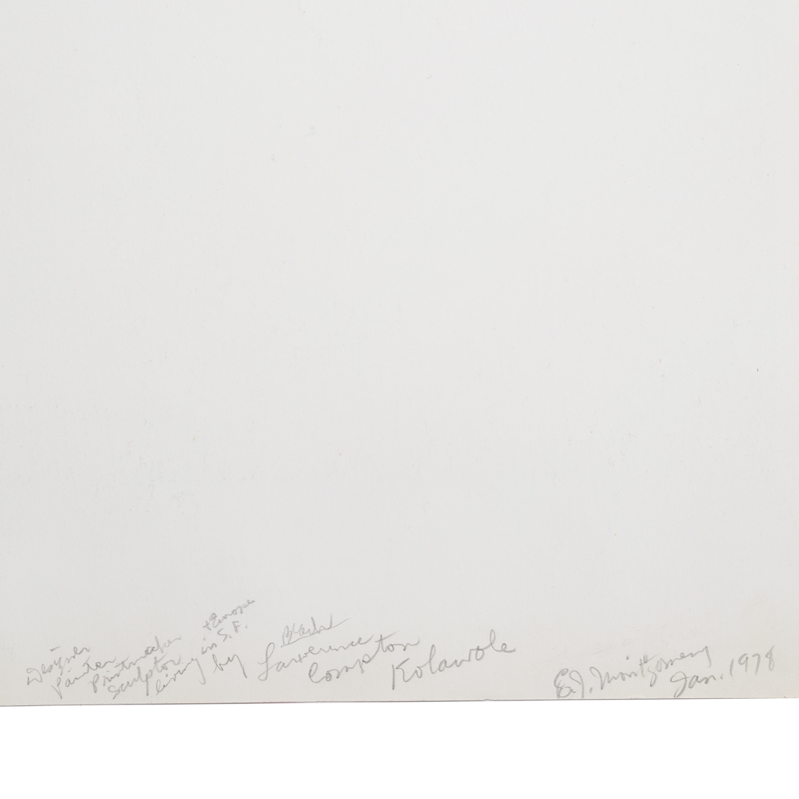 Artwork by William Lawrence Compton Kolawole, Untitled, Made of serigraph