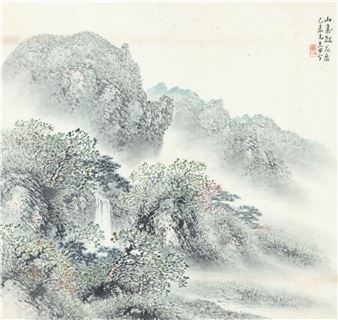 The mountain is like a flower - Park Hangwhan