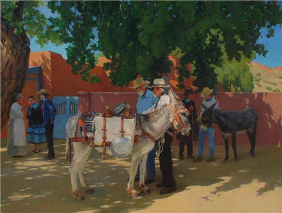 Under the Old Cottonwood by Kang Cho