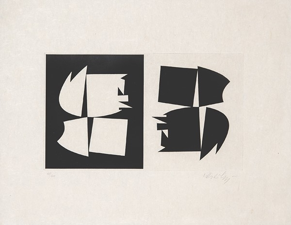 Victor Vasarely | Zaira Pos-Neg (1976) | MutualArt