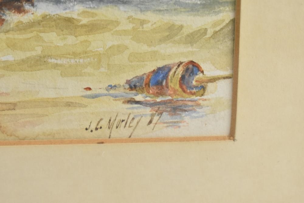 Artwork by J. C. Morley, maritime scene, Made of watercolour