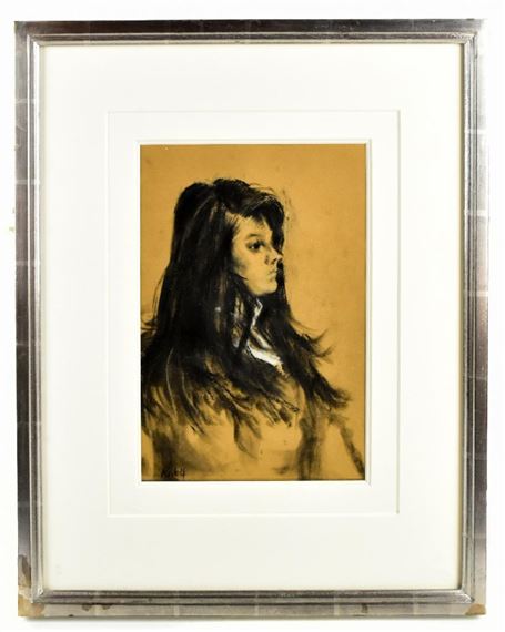 Harold Riley | 'Portrait of a Young Woman' | MutualArt