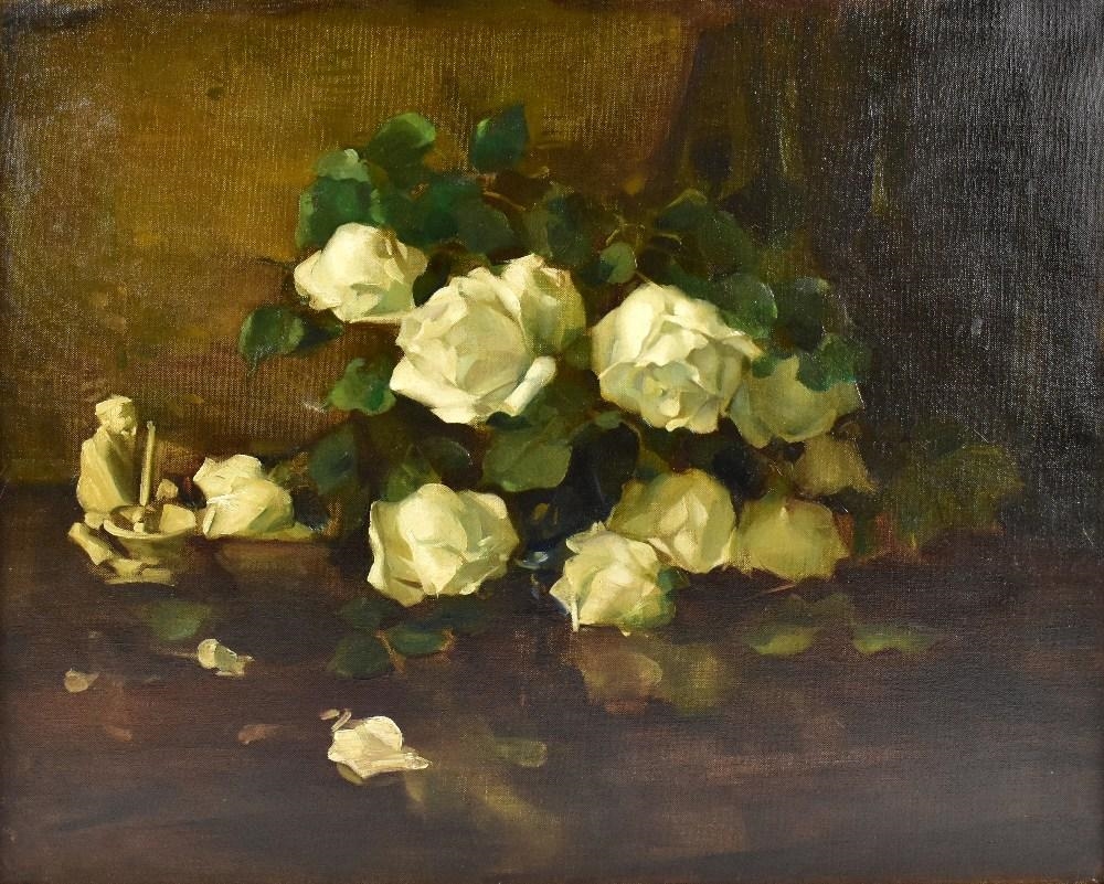 David Alison | study of white roses (1980) | MutualArt