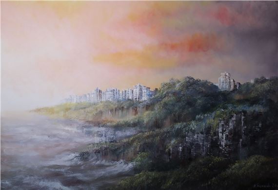 Na wiślanej skarpie II by Andrzej Fronczak, 2021