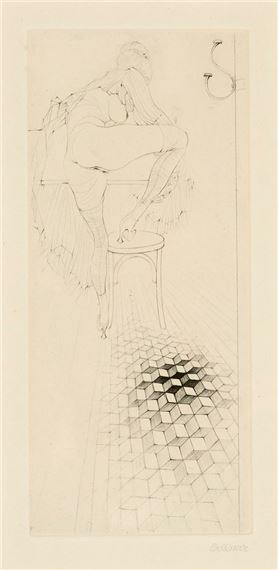 Untitled (aus Madame Edwarda von Georges Bataille) by Hans Bellmer, 1955