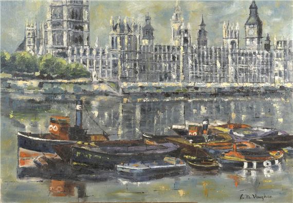 Tugboat in London - Doris Vaughan